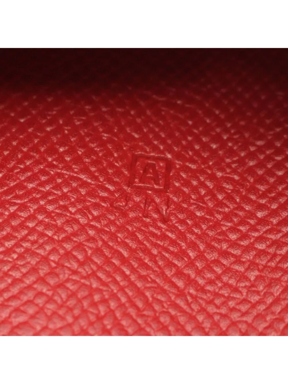 Hermes Notebook Cover Agenda Vision Rouge Vif Blue Verso